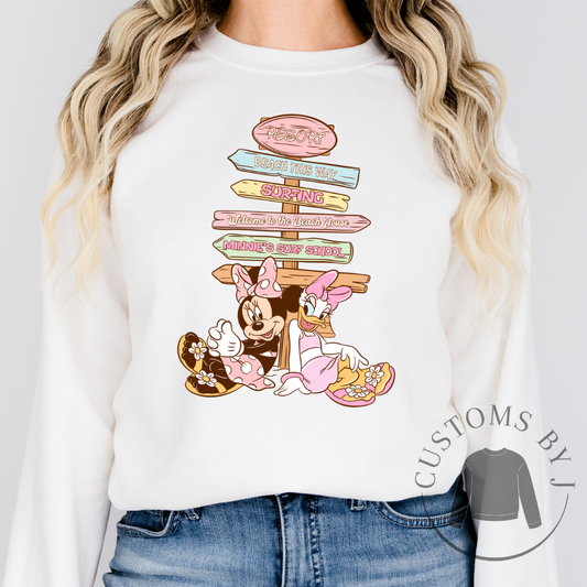 Minnie and Daisy Resort Trip Unisex Sweatshirt