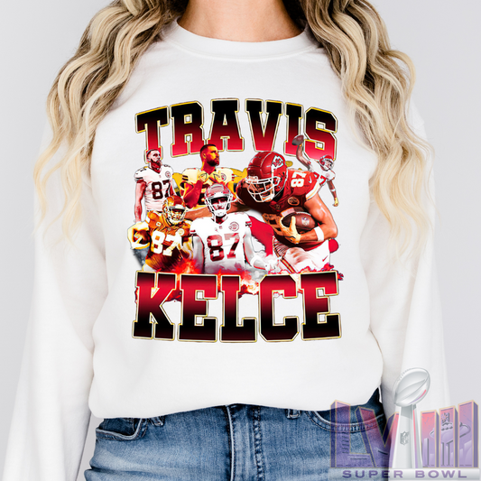 Kansas City Chiefs Travis Kelce Football Unisex Sweatshirt