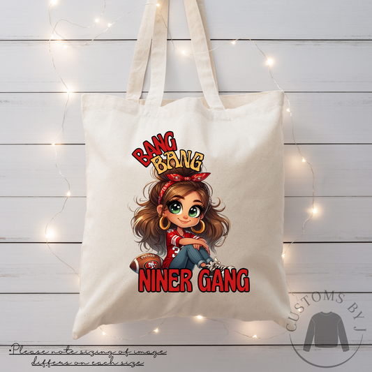 Bang Bang Niner Gang Football Girl Cute Unisex Sweatshirt