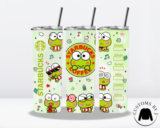 Keroppi Coffee 20oz Stainless Steel Tumbler