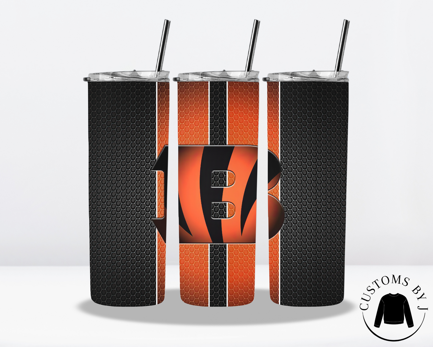 NFL Football Cincinnati Bengals 20oz Stainless Steel Tumbler