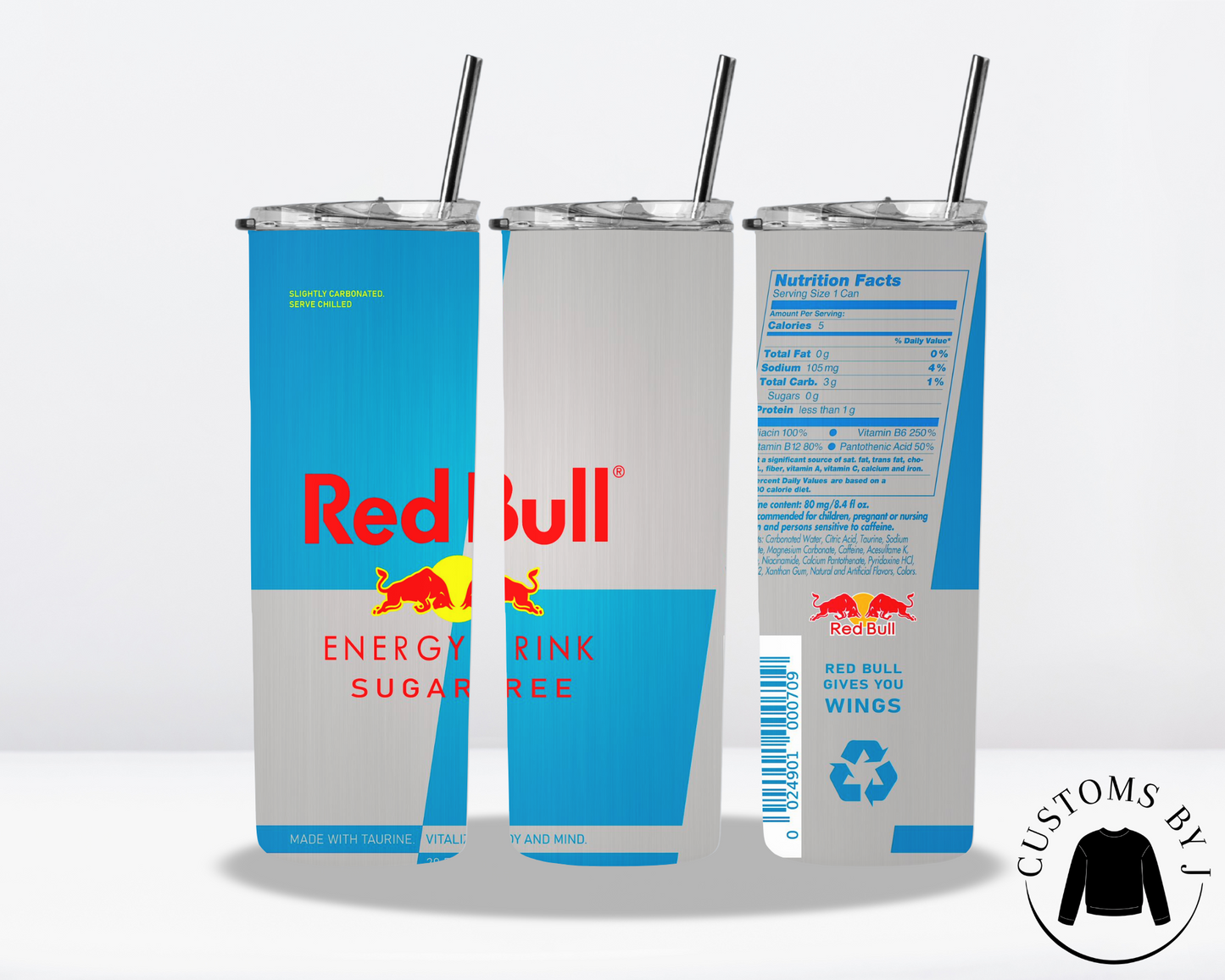 Red Bull 20oz Stainless Steel Tumbler