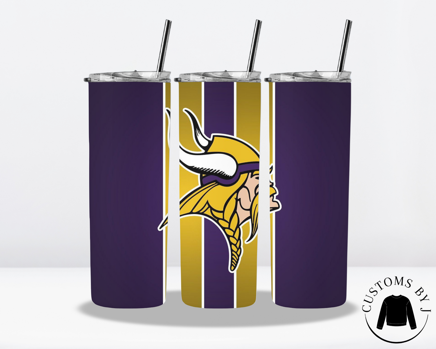 NFL Football Minnesota Vikings 20oz Stainless Steel Tumbler