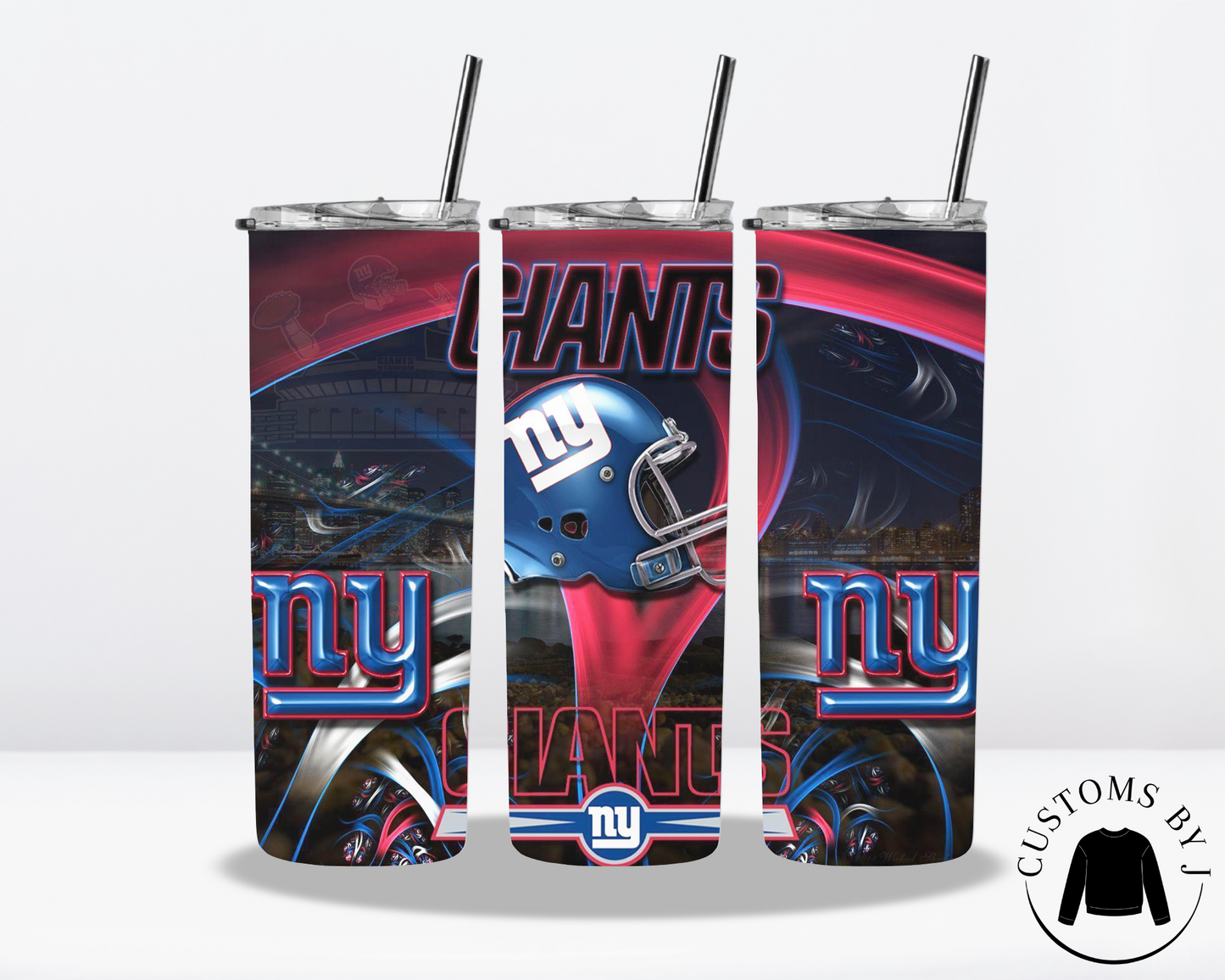 NFL Football New York Giants 20oz Stainless Steel Tumbler