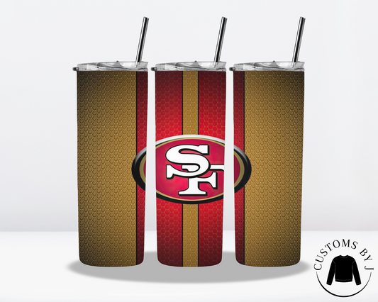 NFL Football San Francisco 49ers 20oz Stainless Steel Tumbler