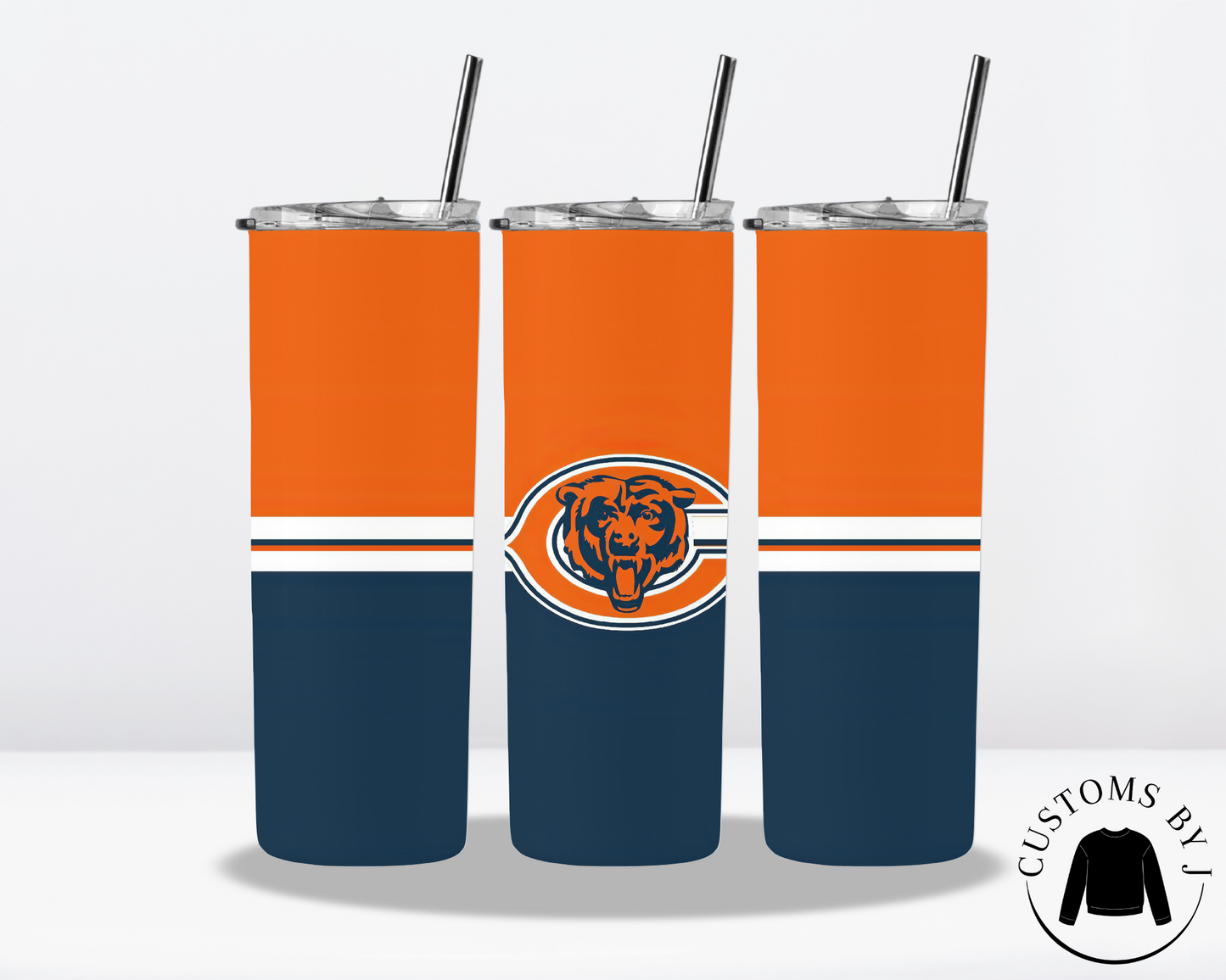 NFL Football Chicago Bears 20oz Stainless Steel Tumbler