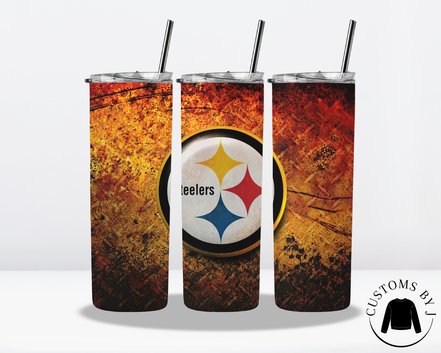 NFL Football Pittsburgh Steelers 20oz Stainless Steel Tumbler