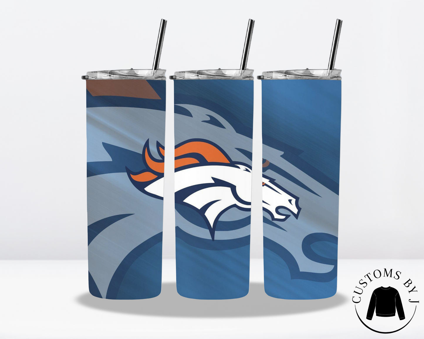 NFL Football Denver Broncos 20oz Stainless Steel Tumbler