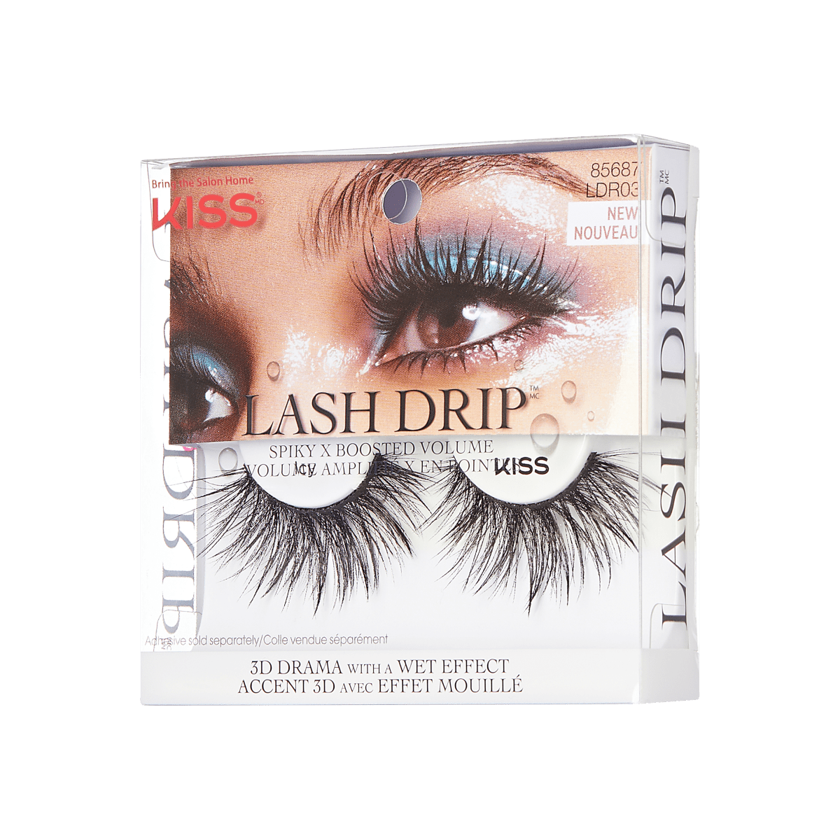 Kiss Lash Drip Icy 3D Drama False Eyelashes