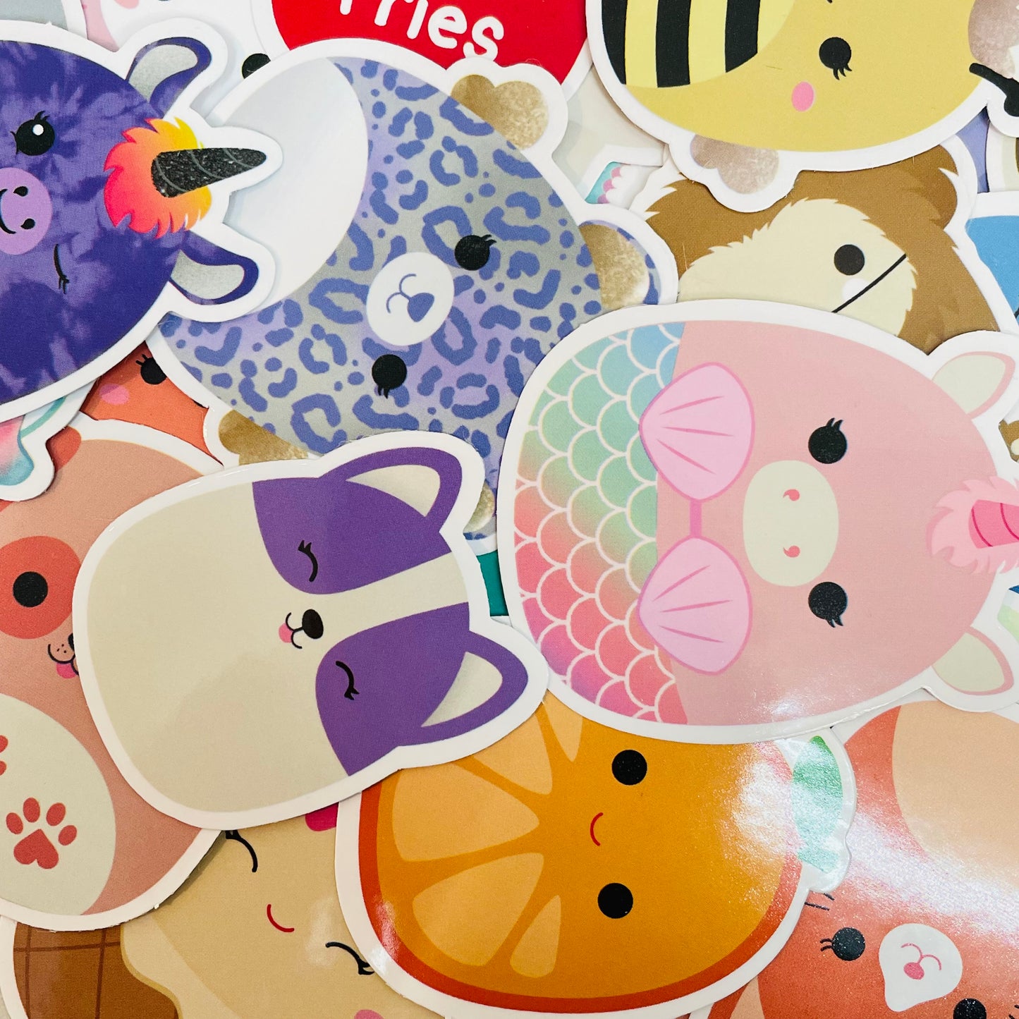 Squishmallow Random Water Resistant 6ct Sticker Pack