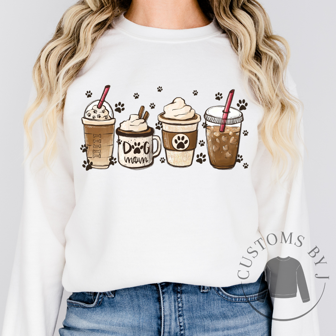 Dog Mom Coffee Unisex Sweatshirt