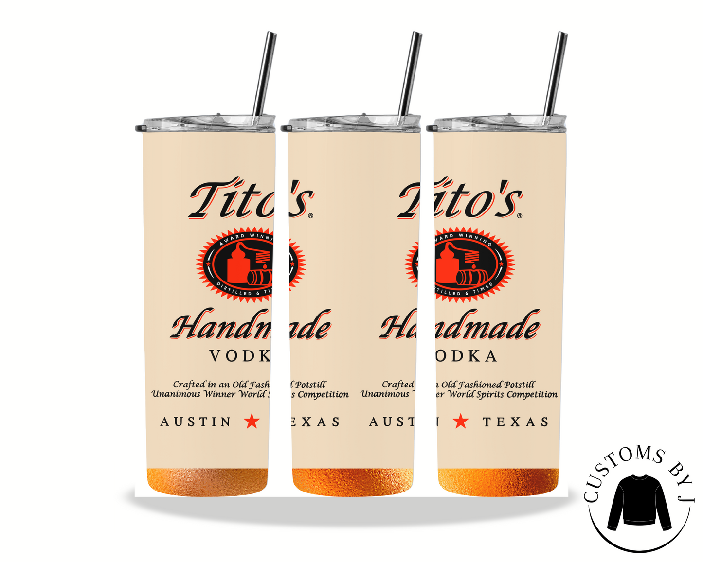 Tito's Handmade Vodka 20oz Stainless Steel Tumbler