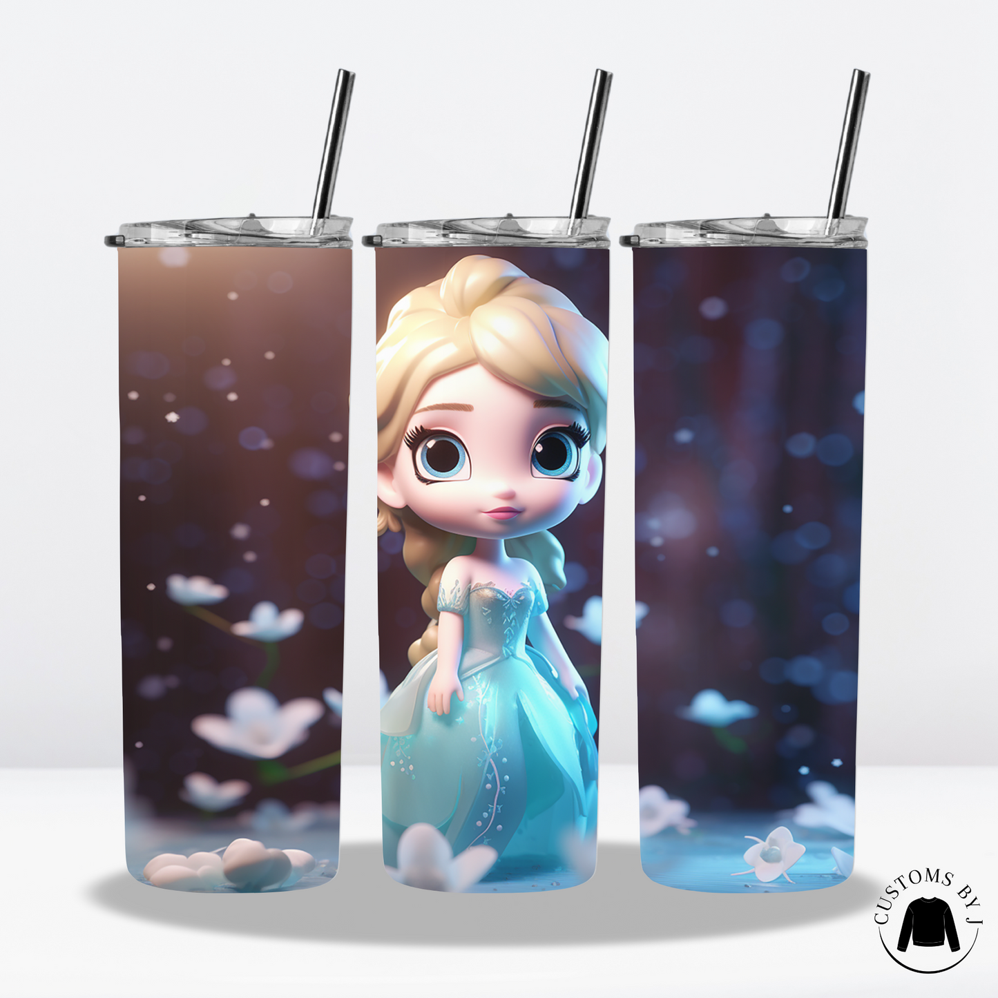 Elsa Art Style 20oz Stainless Steel Tumbler