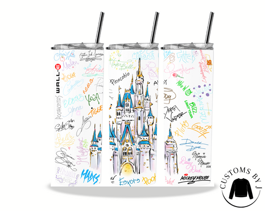 Character Signatures Castle 20oz Stainless Steel Tumbler