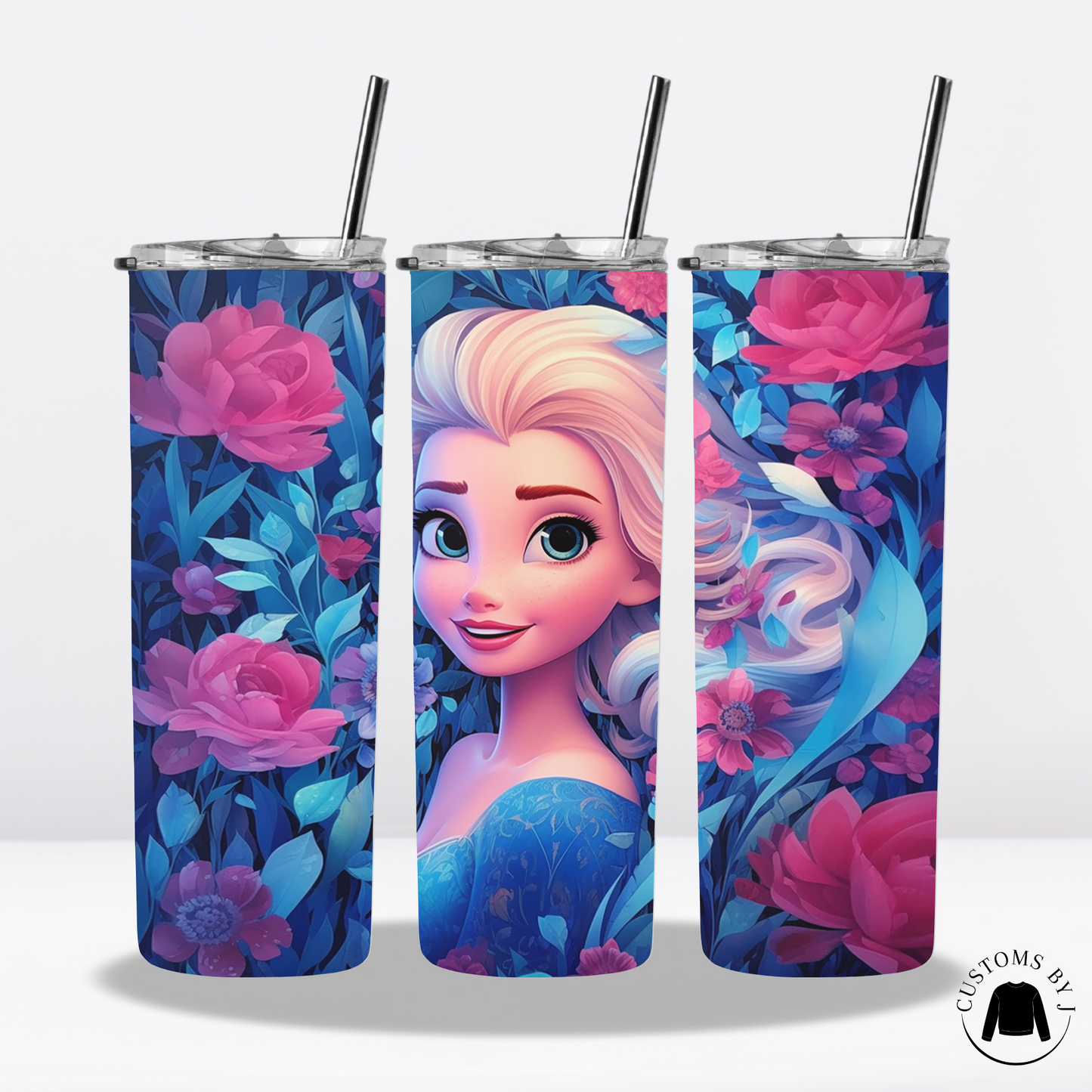 Elsa Art Style 20oz Stainless Steel Tumbler