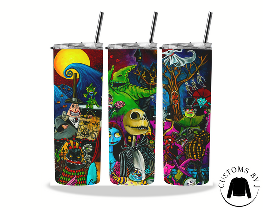 Nightmare Before Christmas 20oz Stainless Steel Tumbler