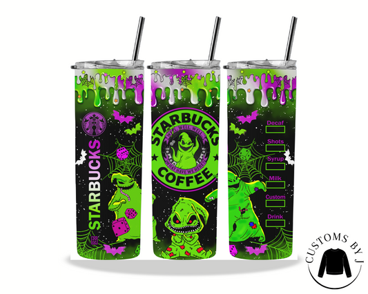 Oogie Boogie Coffee 20oz Stainless Steel Tumbler