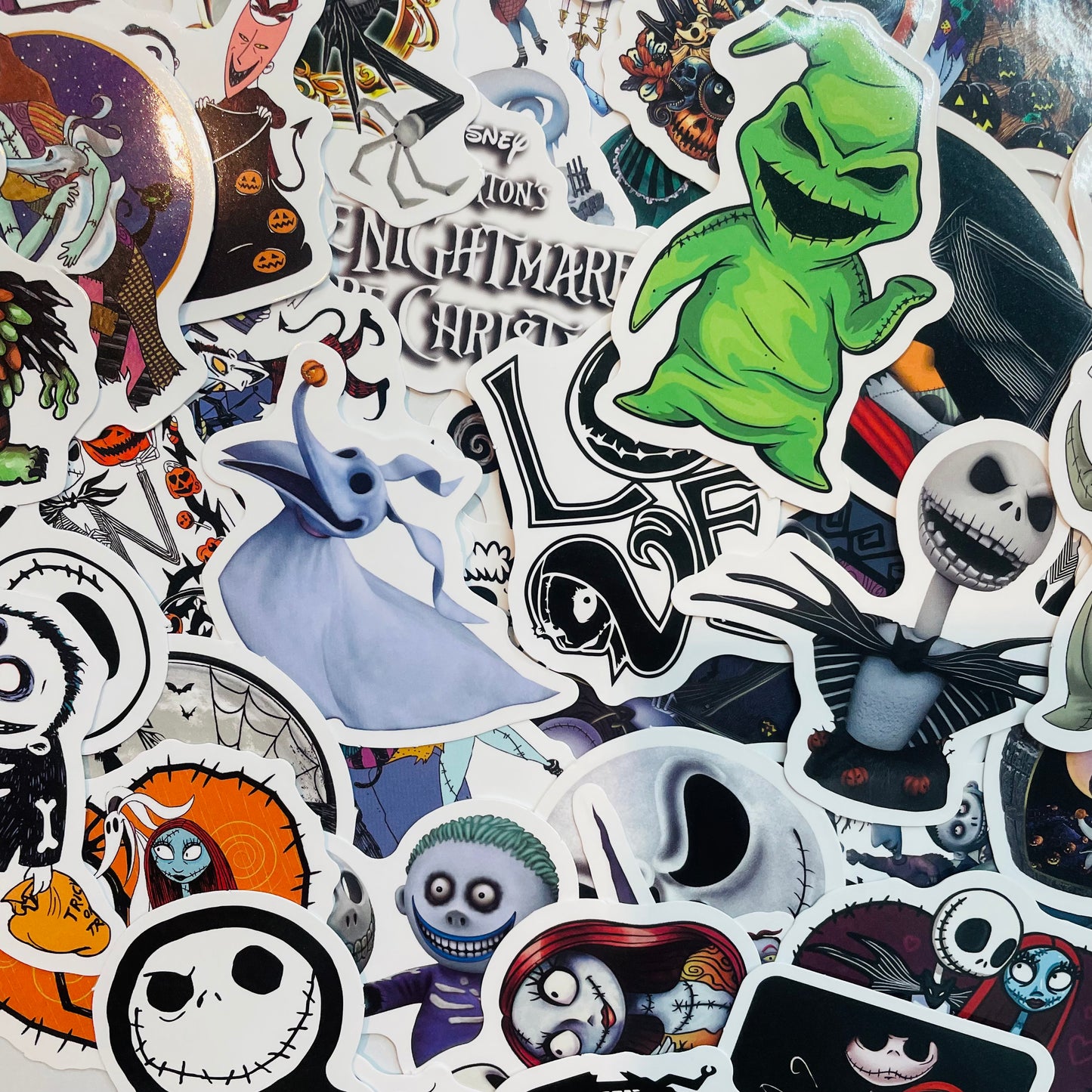 Nightmare Before Christmas Random Water Resistant 6ct Sticker Pack