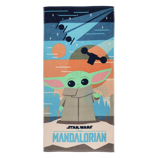 Star Wars: The Mandalorian Grogu Baby Yoda 30x60" Beach Towel