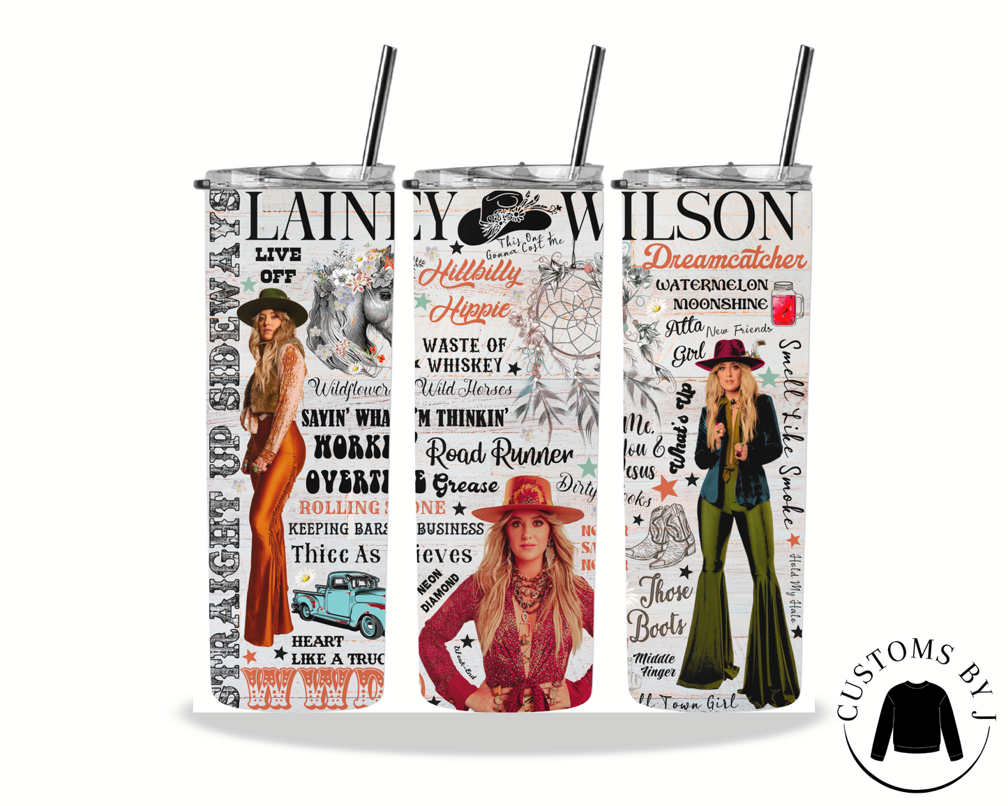 Lainey Wilson 20oz Stainless Steel Tumbler