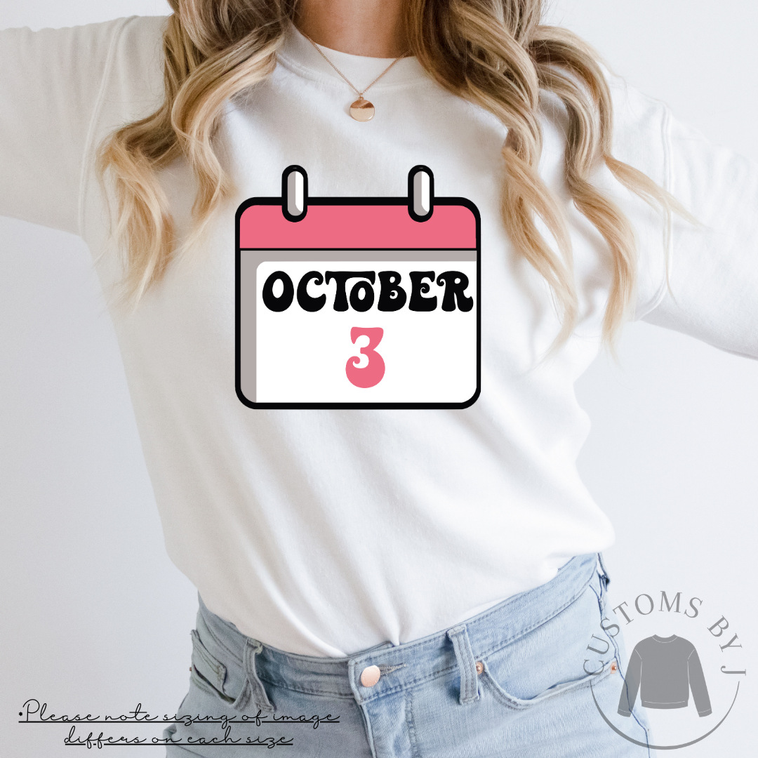 Mean Girls October 3rd Unisex Sweatshirt