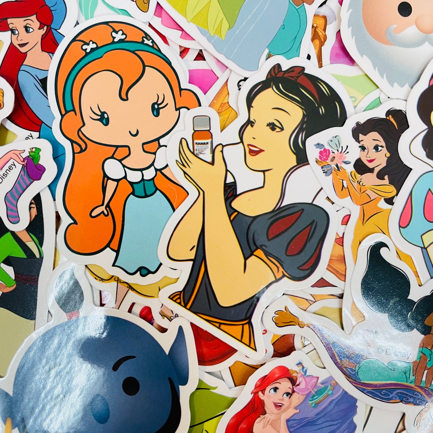 Disney Princesses Random Water Resistant 6ct Sticker Pack