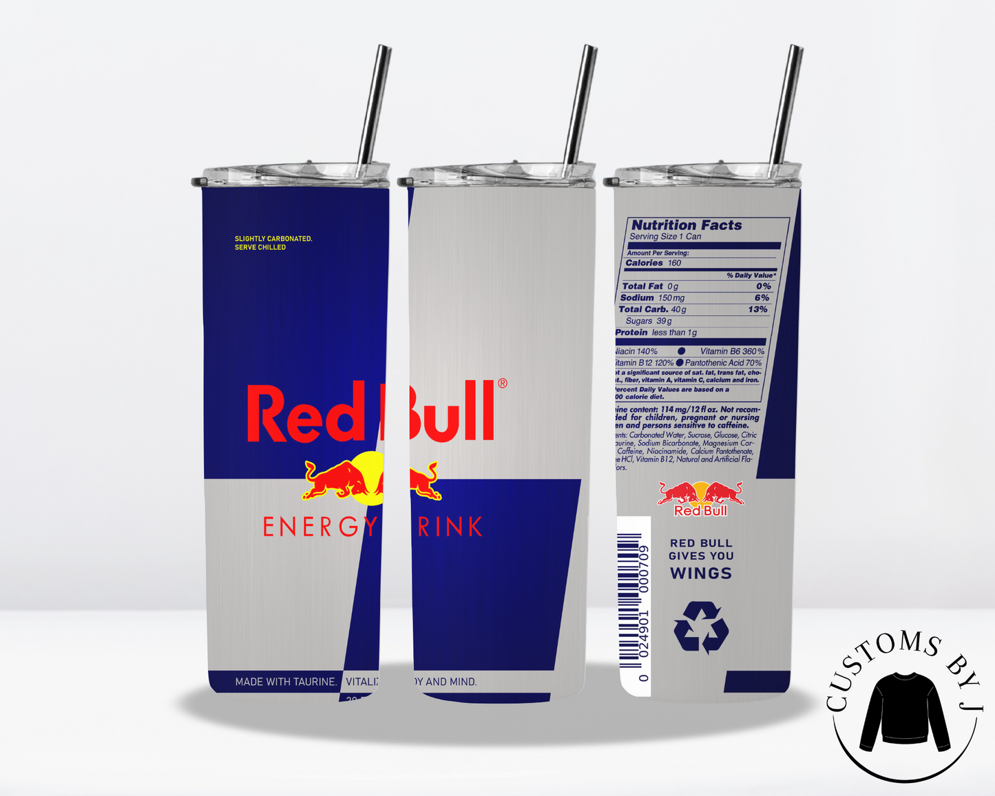 Red Bull 20oz Stainless Steel Tumbler