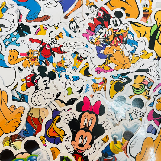 Disney Mickey & Friends Random Water Resistant 6ct Sticker Pack