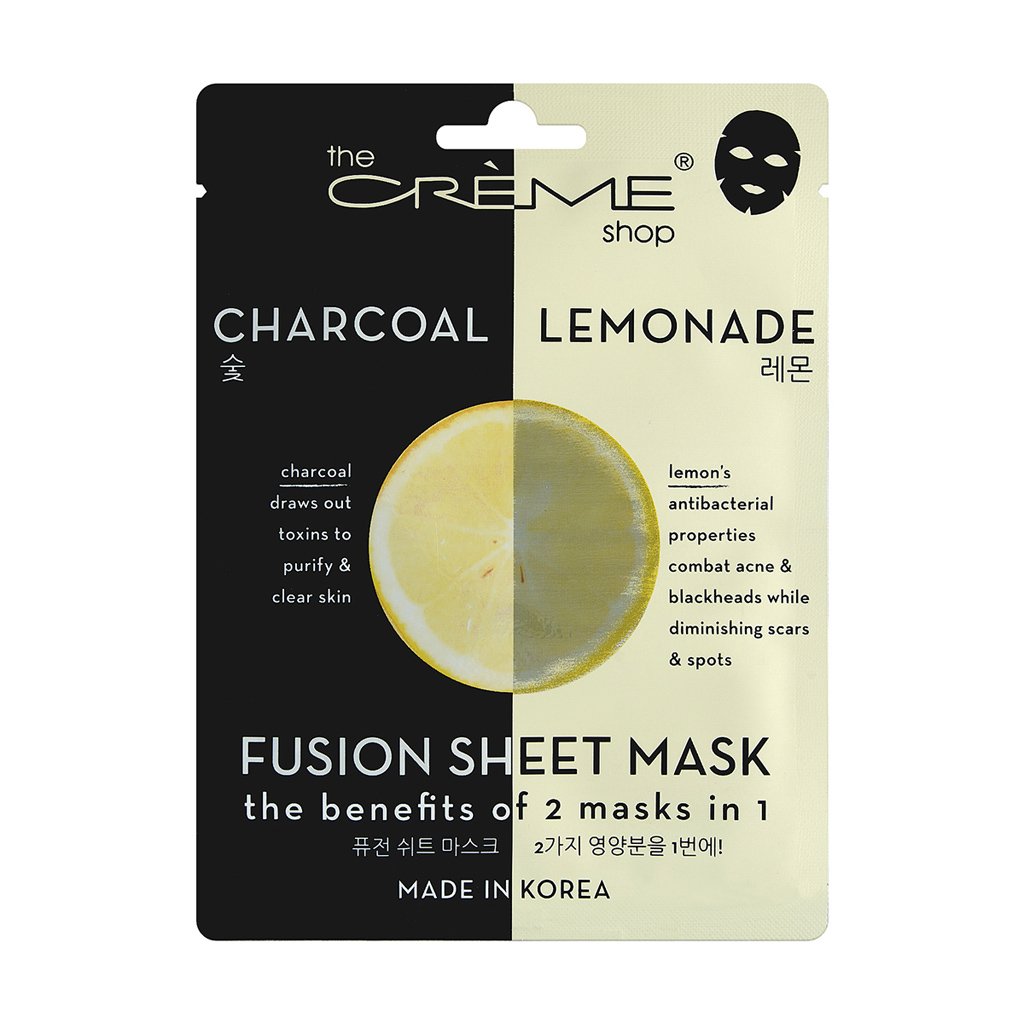 The Creme Shop Charcoal & Lemon Fusion Sheet Mask