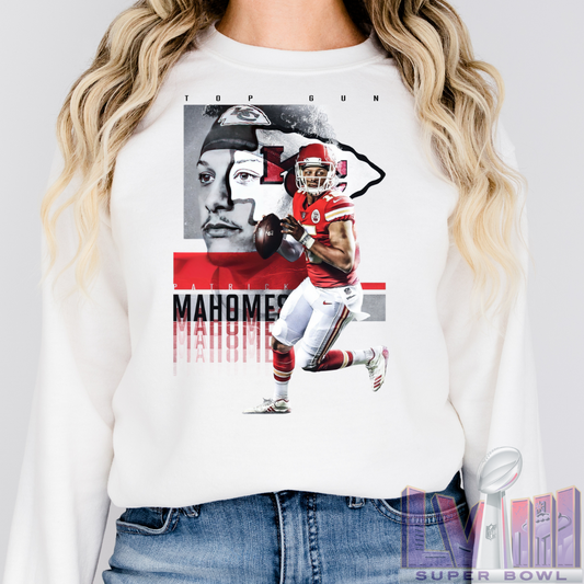 Kansas City Chiefs Patrick Mahomes Football Unisex Sweatshirt