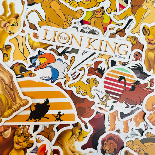 Disney Lion King Random Water Resistant 6ct Sticker Pack