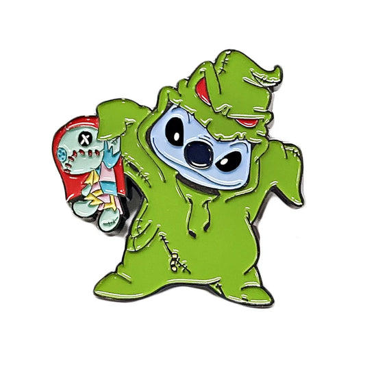 The Nightmare Before Christmas ‘Oogie Boogie x Stitch’ Enamel Pin