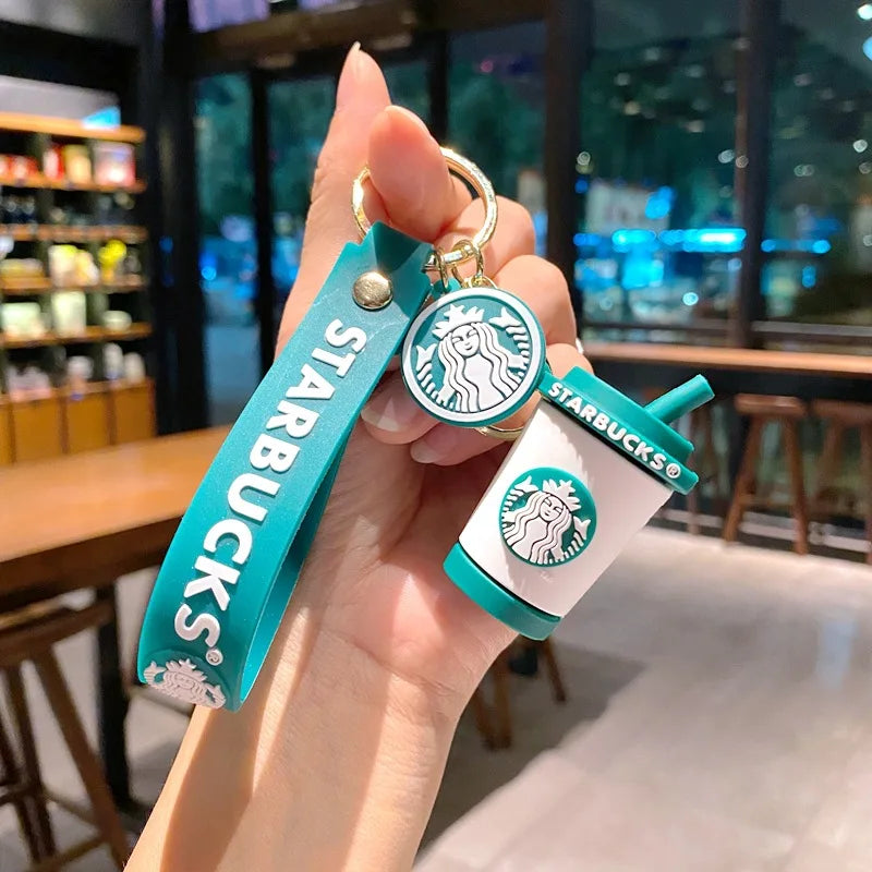 Starbucks Hot Cup Drink 3D Keychain