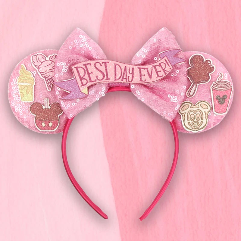 Minnie Foodie Best Day Ever Ear Headband