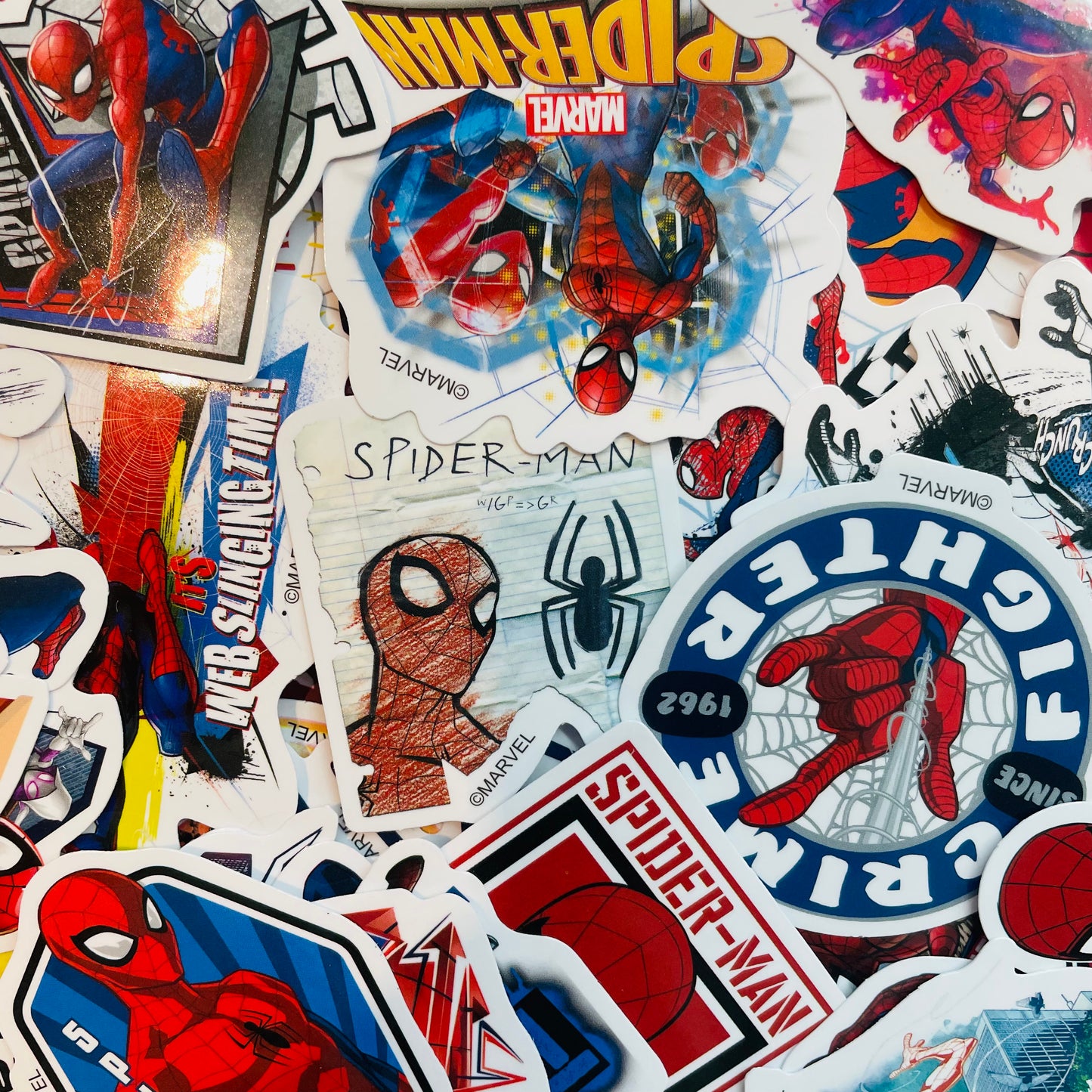 Spider-Man Random Water Resistant 6ct Sticker Pack