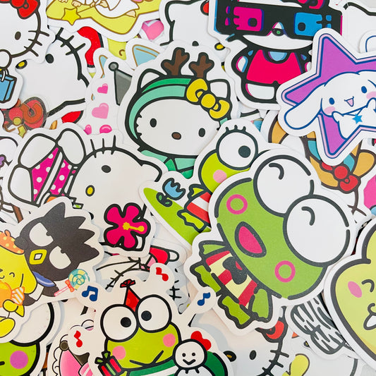 Hello Kitty & Sanrio Random Water Resistant 6ct Sticker Pack