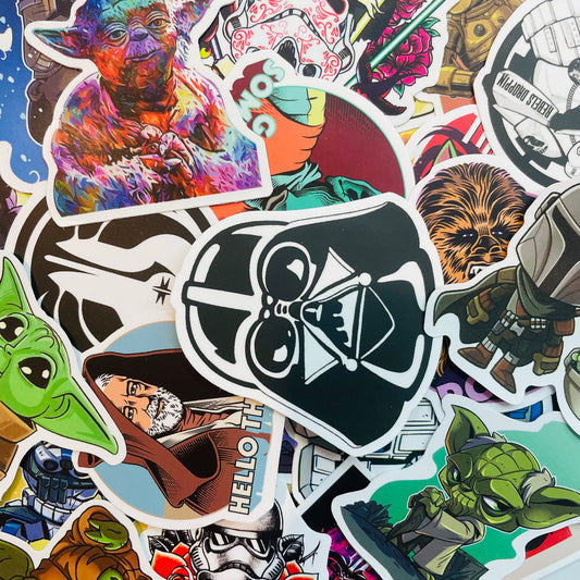 Star Wars Random Water Resistant 6ct Sticker Pack