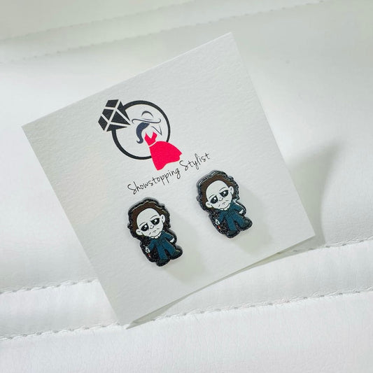 Micheal Myers "Halloween" Acrylic Stud Earrings