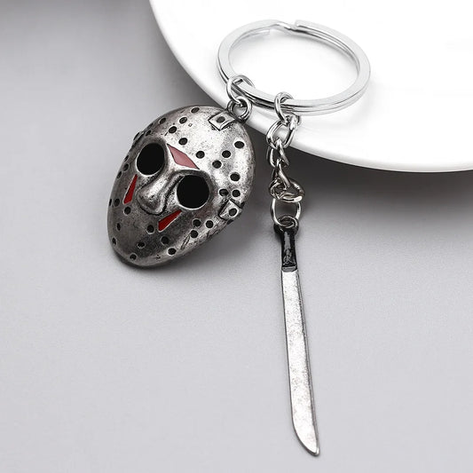 Jason Voorhees Friday The 13th 3D Metal Keychain