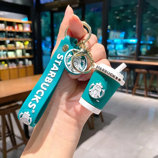 Starbucks Hot Cup Drink 3D Keychain