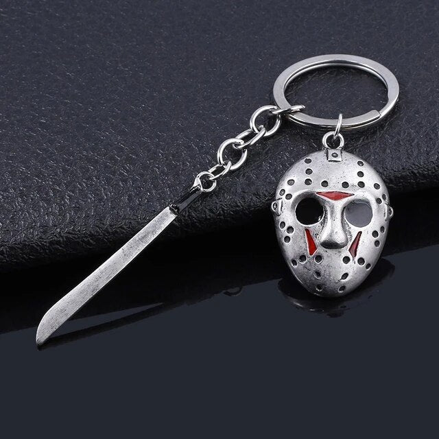 Jason Voorhees Friday The 13th 3D Metal Keychain