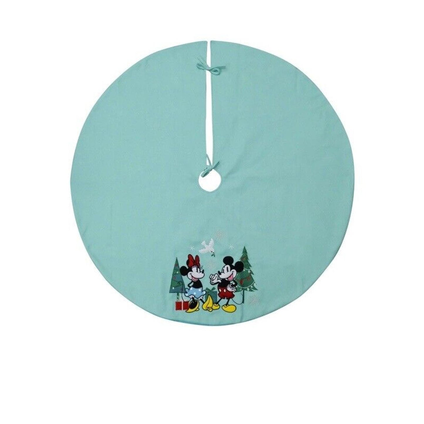 Disney 100th Anniversary Mickey & Minnie 48” Embroidered Christmas Tree Skirt