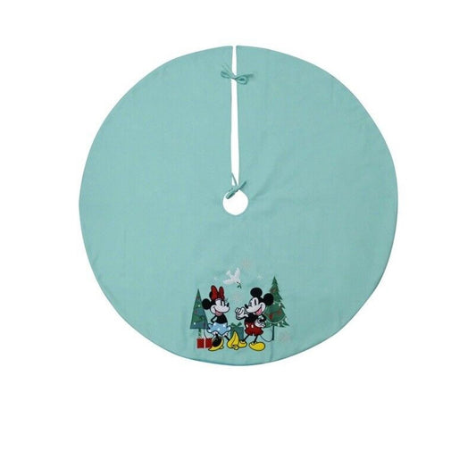 Disney 100th Anniversary Mickey & Minnie 48” Embroidered Christmas Tree Skirt