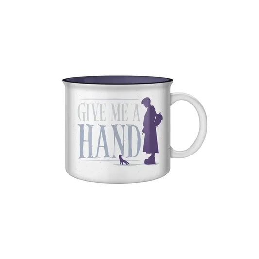 Silver Buffalo Wednesday Adams & Thing "Give Me A Hand" 20oz Ceramic Camper Mug