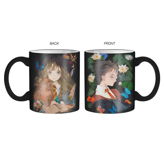 Silver Buffalo Harry Potter Anime Painted Style 20oz Ceramic Mug