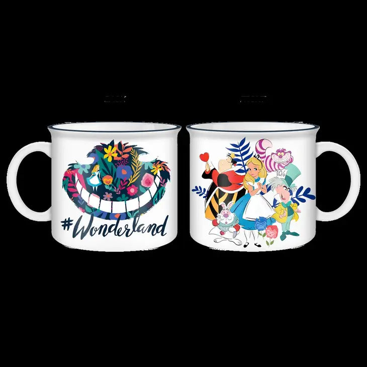 Silver Buffalo Alice in Wonderland 20oz Ceramic Mug