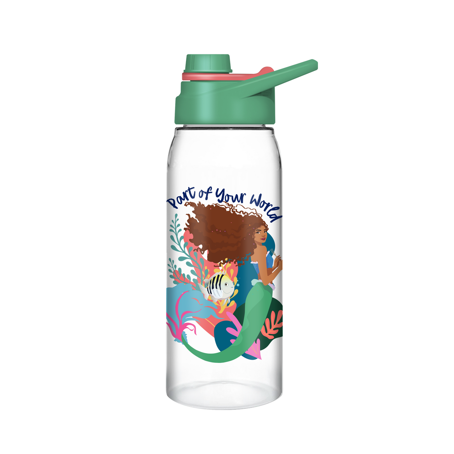 Silver Buffalo - The Littler Mermaid 28oz WB with Screw Lid