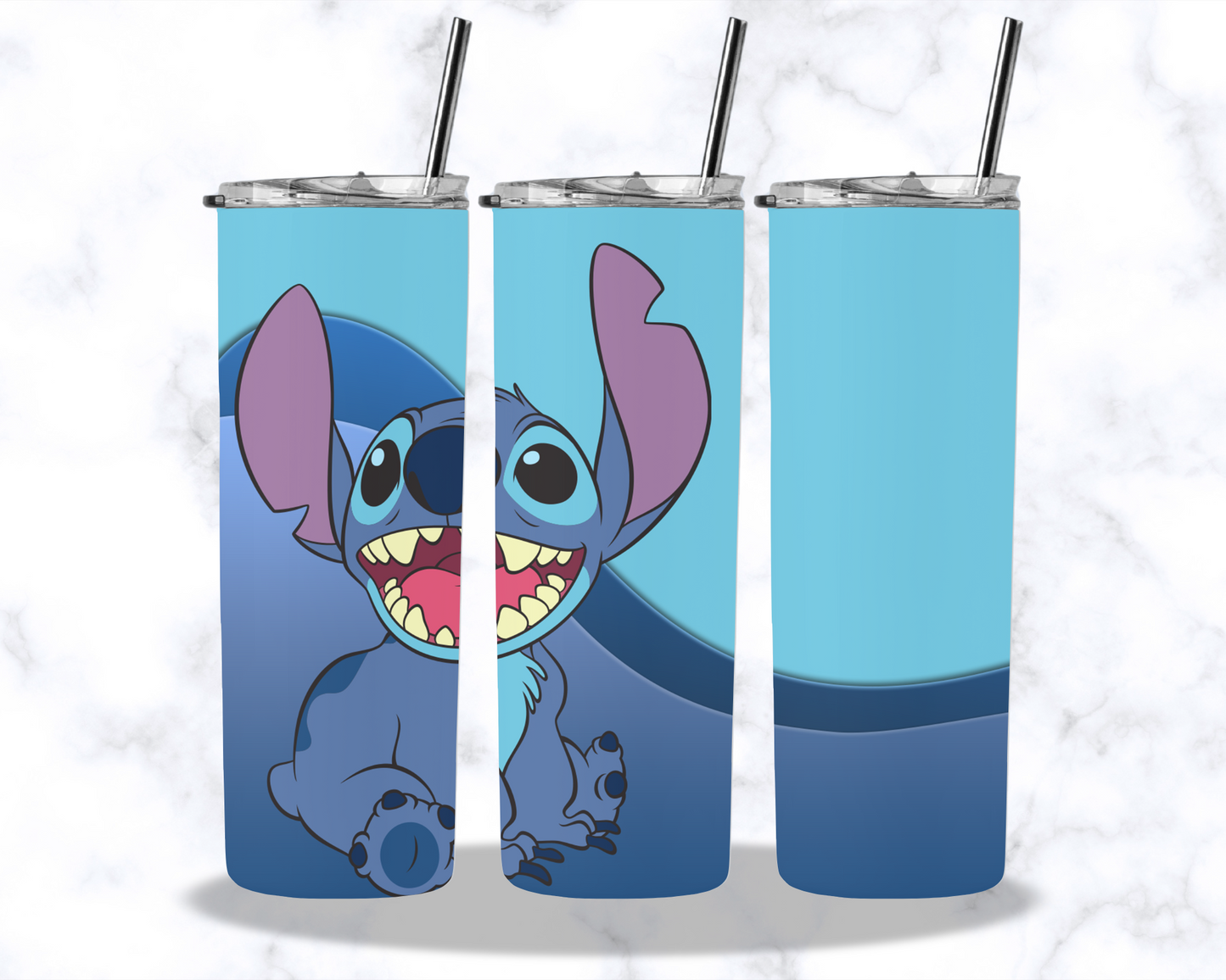 Stitch Blues 20oz Stainless Steel Tumbler