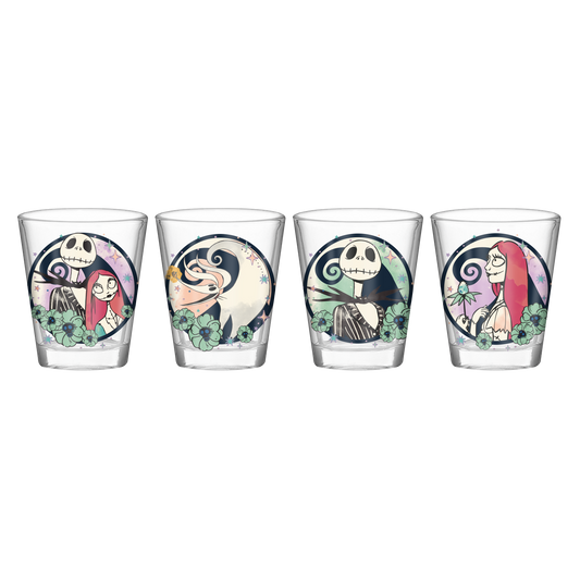 Silver Buffalo - Nightmare Before Xmas 4pc Mini Glass Set