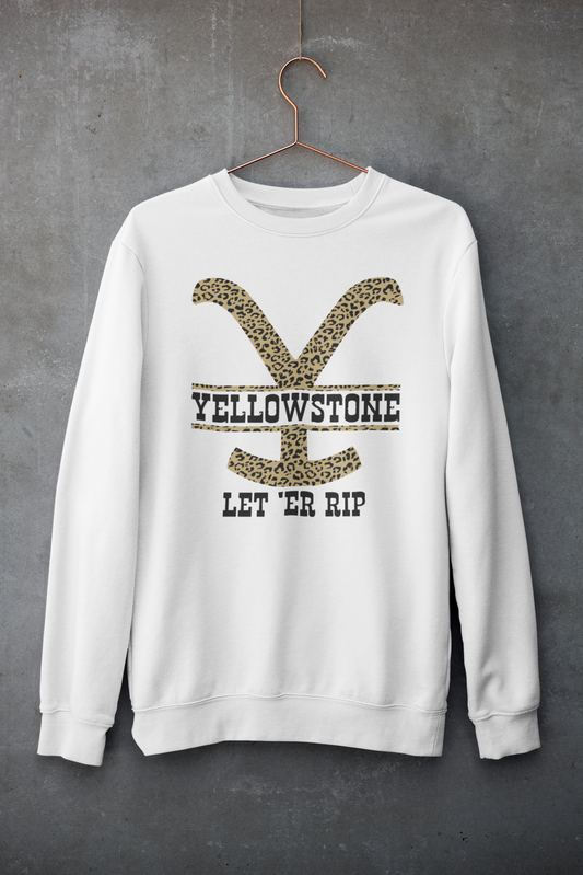 Cheetah Yellowstone Logo Sweatshirt